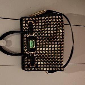 Michael Michael Kors Purse Black Leather